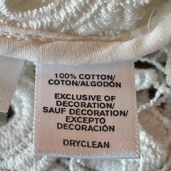 NWT Loft White Paisley Pattern Crotched Open Top - Picture 14 of 15